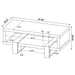 Dinard Coffee Table - Home Furniture And More (Brentwood, MD)