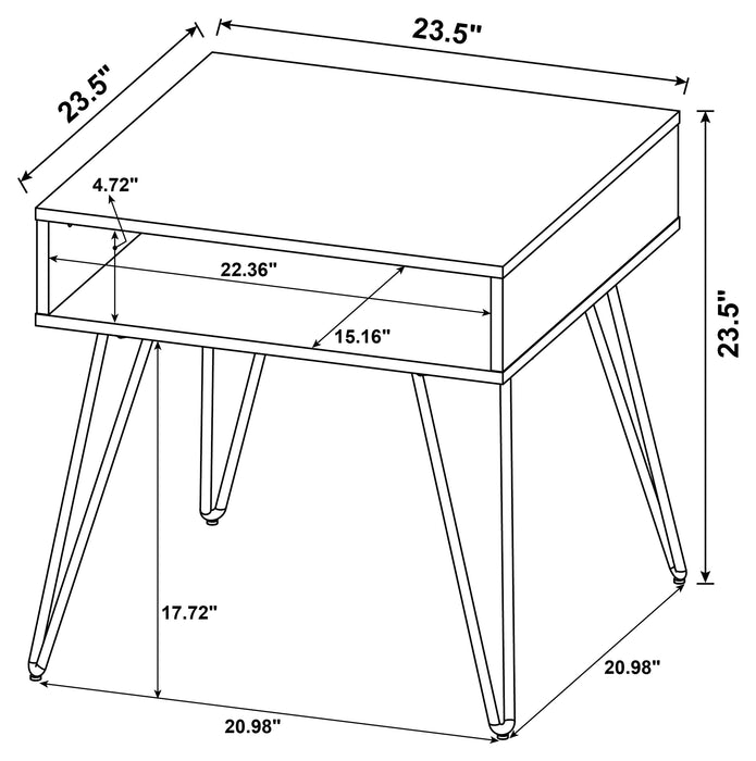 Fanning End Table - Home Furniture And More (Brentwood, MD)