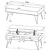 Fanning Lift-Top Coffee Table Set - Home Furniture And More (Brentwood, MD)