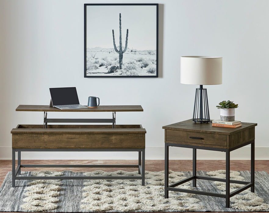 Byers Lift-Top Coffee Table Set - Home Furniture And More (Brentwood, MD)