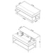 Byers Lift-Top Coffee Table Set - Home Furniture And More (Brentwood, MD)