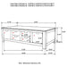 Esther Coffee Table - Home Furniture And More (Brentwood, MD)