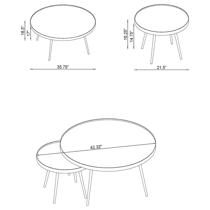 Kaelyn Coffee Table Set - Home Furniture And More (Brentwood, MD)