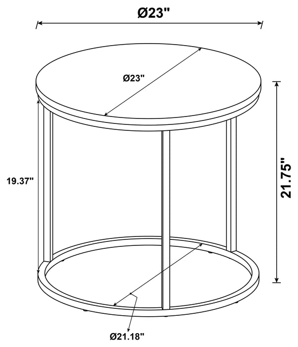 Lainey End Table - Home Furniture And More (Brentwood, MD)