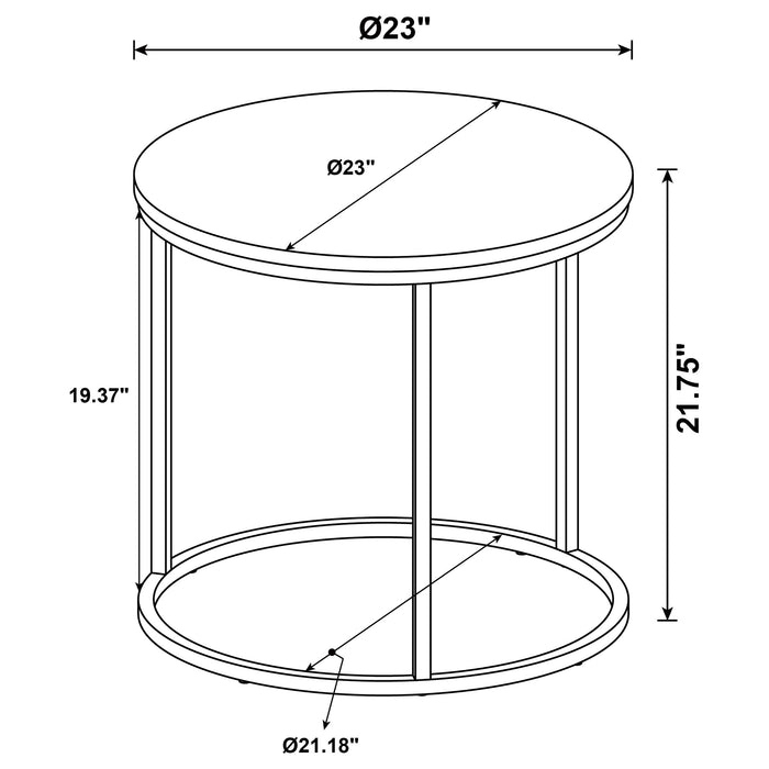Lainey End Table - Home Furniture And More (Brentwood, MD)