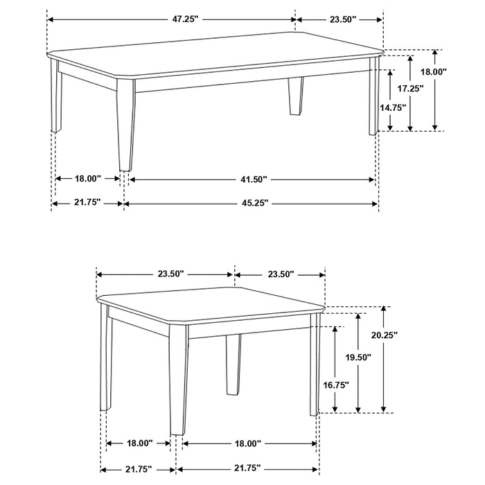 Amaro Coffee Table Set - Home Furniture And More (Brentwood, MD)
