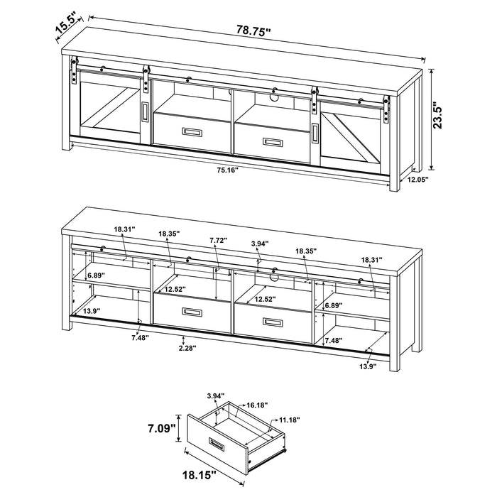 Madra TV Stand - Home Furniture And More (Brentwood, MD)