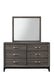 Crown Mark Akerson 6 Drawer Dresser in Grey image