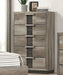Crown Mark Furniture Rangley 5 Drawer Chest In Brown - Home Furniture And More (Brentwood, MD)