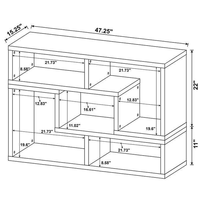 Velma Bookshelf Console - Home Furniture And More (Brentwood, MD)