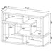 Velma Bookshelf Console - Home Furniture And More (Brentwood, MD)