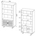 Maddox Bookshelf - Home Furniture And More (Brentwood, MD)