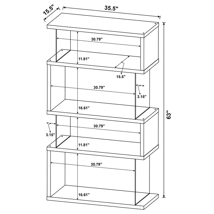 Emelle Bookshelf - Home Furniture And More (Brentwood, MD)