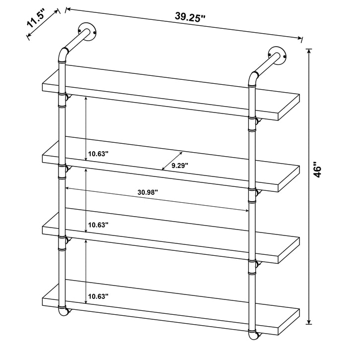 Elmcrest Wall Shelf - Home Furniture And More (Brentwood, MD)