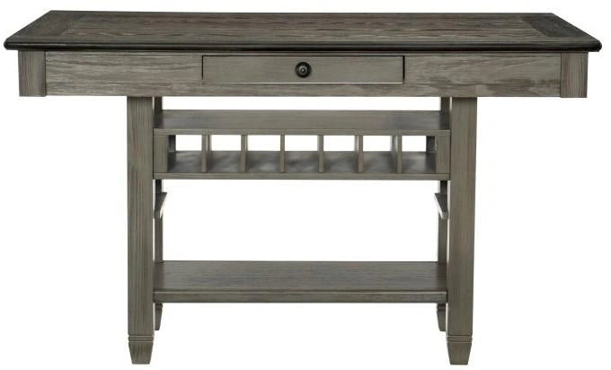 Granby Counter Height Dining Table in Coffee and Antique Gray 5627GY-36* - Home Furniture And More (Brentwood, MD)
