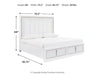 Chalanna Upholstered Storage Bed - Home Furniture And More (Brentwood, MD)