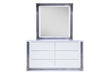 Ylime Smooth White Dresser with LED