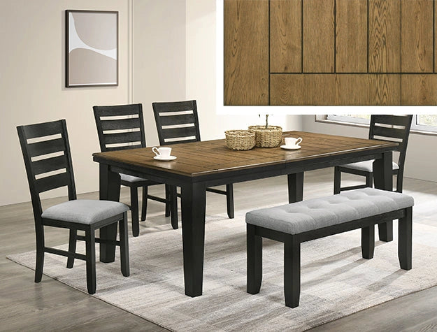 Bardstown Dining Table Wheat Charcoal - Home Furniture And More (Brentwood, MD)
