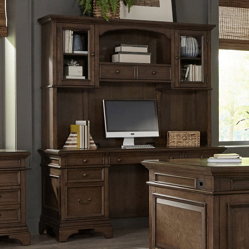Hartshill Credenza Desk with Hutch - Home Furniture And More (Brentwood, MD)