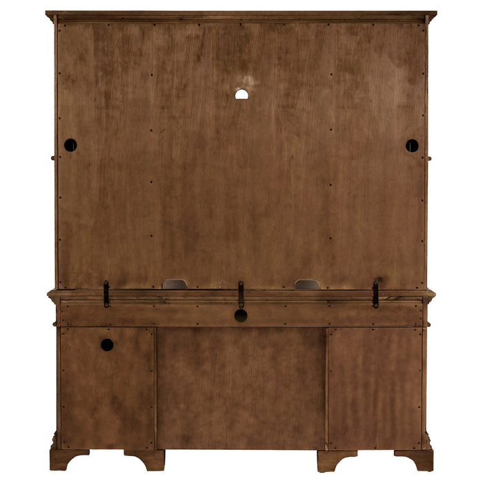 Hartshill Credenza Desk with Hutch - Home Furniture And More (Brentwood, MD)