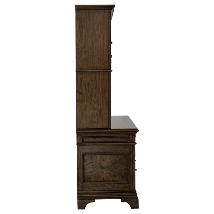 Hartshill Credenza Desk with Hutch - Home Furniture And More (Brentwood, MD)