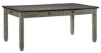 Granby Dining Table in Coffee and Antique Gray 5627GY-72 - Home Furniture And More (Brentwood, MD)