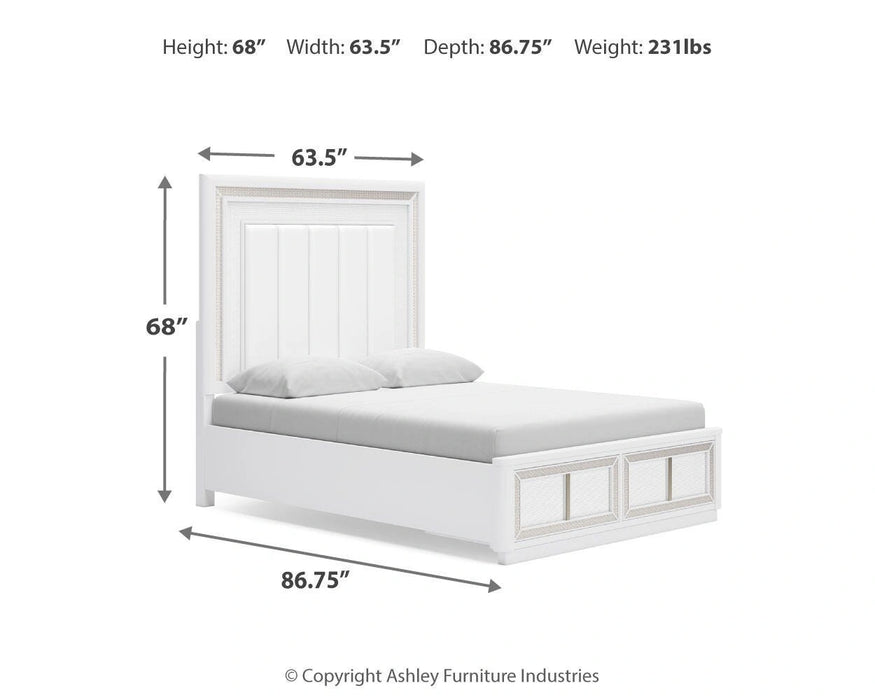 Chalanna Upholstered Storage Bed - Home Furniture And More (Brentwood, MD)