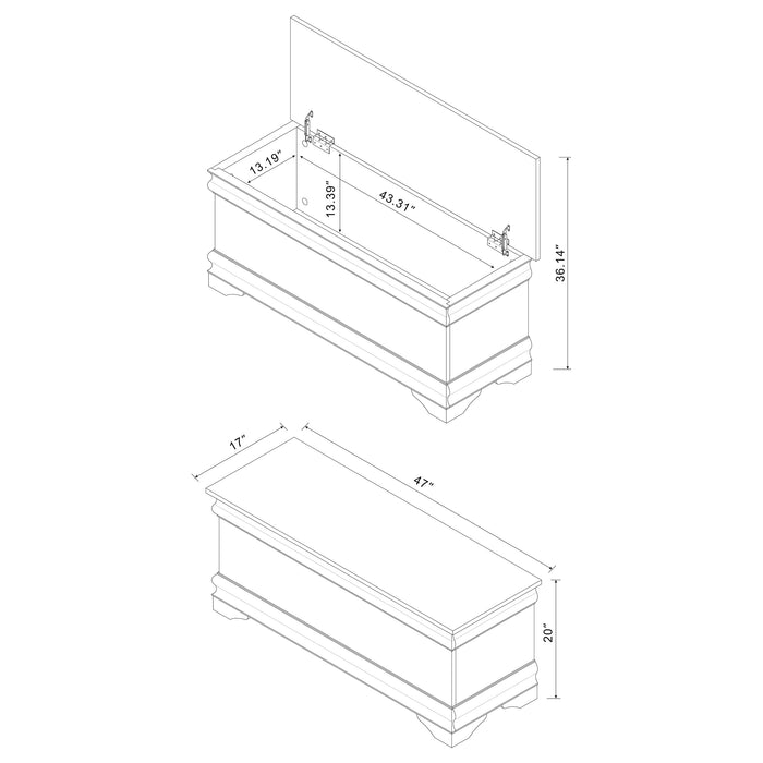 Pablo Cedar Chest - Home Furniture And More (Brentwood, MD)