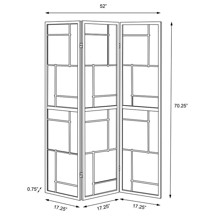 Damis Three-Panel Room Divider - Home Furniture And More (Brentwood, MD)