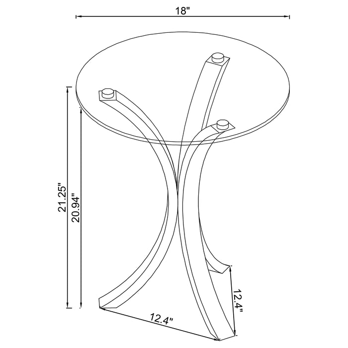Laning Side Table - Home Furniture And More (Brentwood, MD)