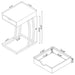 Troy Side Table - Home Furniture And More (Brentwood, MD)