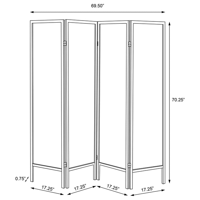 Haidera Four-Panel Room Divider - Home Furniture And More (Brentwood, MD)