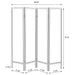 Haidera Four-Panel Room Divider - Home Furniture And More (Brentwood, MD)