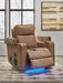 Lorrenton Power Glider Recliner with Audio System - Home Furniture And More (Brentwood, MD)