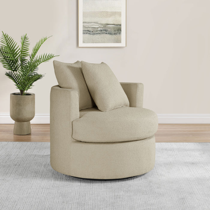 Debbie Swivel Accent Chair - Home Furniture And More (Brentwood, MD)