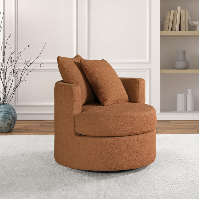 Debbie Swivel Accent Chair - Home Furniture And More (Brentwood, MD)