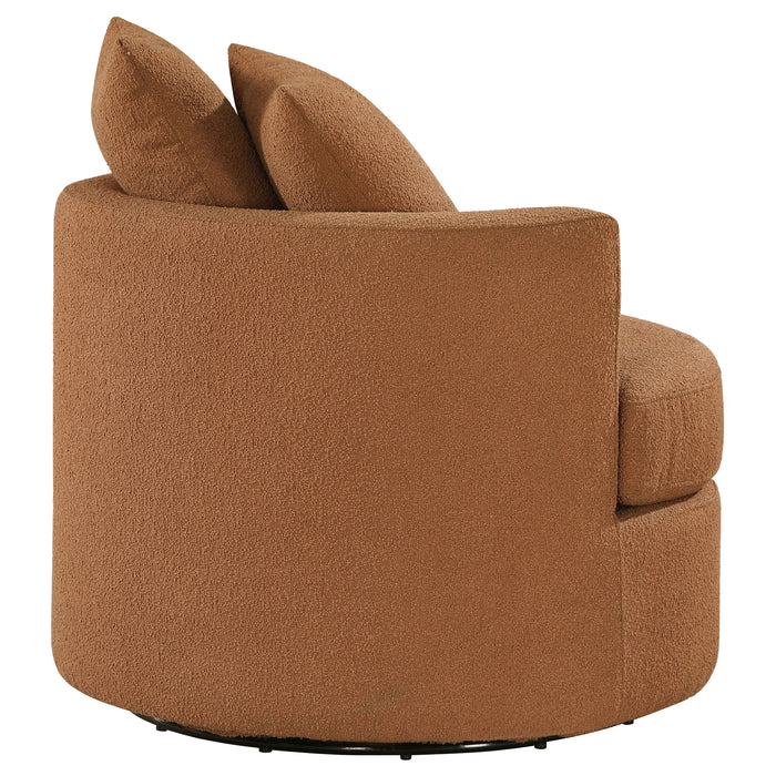 Debbie Swivel Accent Chair - Home Furniture And More (Brentwood, MD)