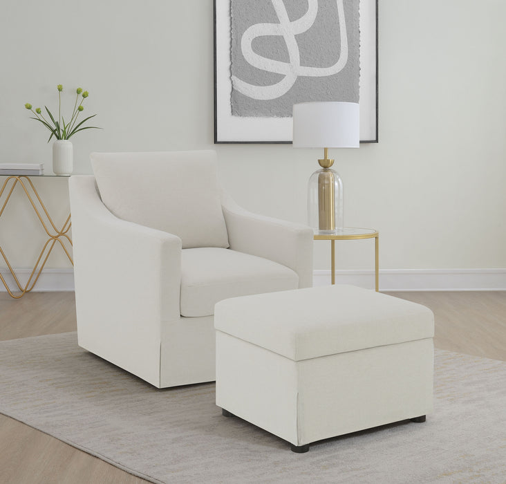 Winter Swivel Accent Chair - Home Furniture And More (Brentwood, MD)