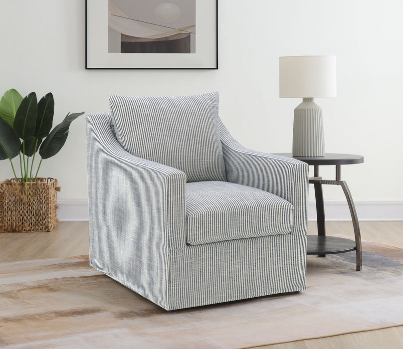Winter Swivel Accent Chair - Home Furniture And More (Brentwood, MD)