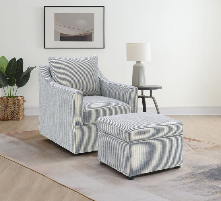 Winter Swivel Accent Chair - Home Furniture And More (Brentwood, MD)