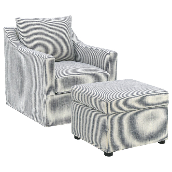 Winter Swivel Accent Chair - Home Furniture And More (Brentwood, MD)