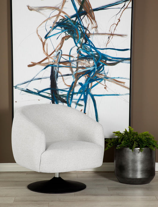 Dave Swivel Accent Chair - Home Furniture And More (Brentwood, MD)