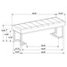 Mesa Accent Bench - Home Furniture And More (Brentwood, MD)