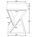 Lily Side Table - Home Furniture And More (Brentwood, MD)