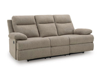 Side-Swipe Reclining Sofa with Drop Down Table - Home Furniture And More (Brentwood, MD)