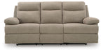 Side-Swipe Reclining Sofa with Drop Down Table - Home Furniture And More (Brentwood, MD)