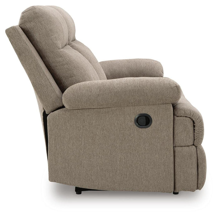 Side-Swipe Reclining Sofa with Drop Down Table - Home Furniture And More (Brentwood, MD)