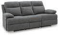 Side-Swipe Reclining Sofa with Drop Down Table - Home Furniture And More (Brentwood, MD)