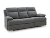 Side-Swipe Reclining Sofa with Drop Down Table - Home Furniture And More (Brentwood, MD)