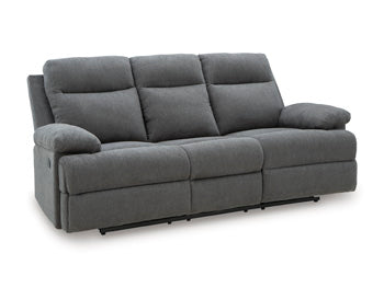 Side-Swipe Reclining Sofa with Drop Down Table - Home Furniture And More (Brentwood, MD)